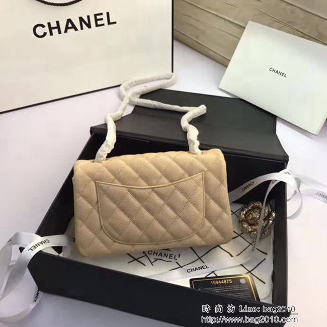 香奈兒CHANEL升級版A1116 進口小羊皮金銀鏈條斜背包 DSC1144